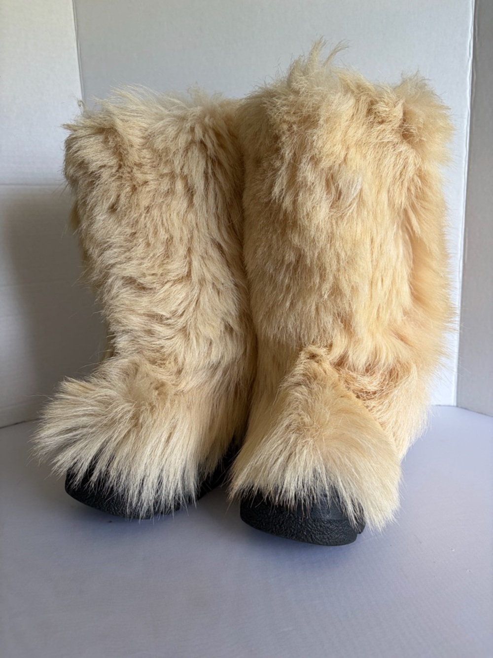 Rare Vintage Italian Après-Ski Boots Fur Size 40-41 Retro-Collector